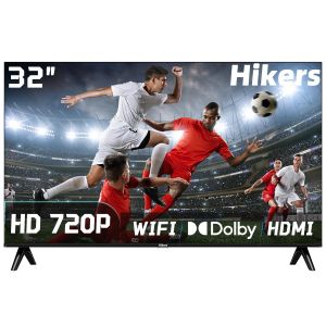 Hikers Android Tv 32''  GH-32GY-HDS  - Frameless Android Smart HD LED TV - HDMI - USB - Black - 1 Year Warranty