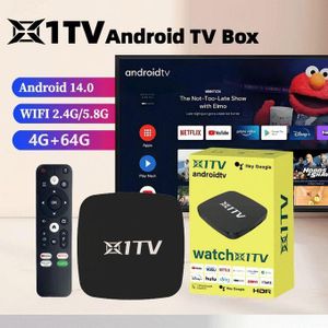 Olykas 4g+64g olykas  Android 12 TV Box 4K 2.4G/5G WiFi Quad Core network set-top box TV streaming box - Black