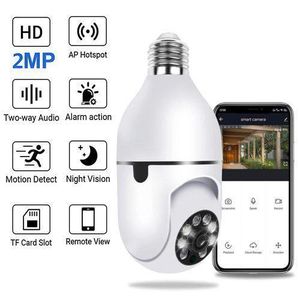 WiFi 360 Panoramic Bulb Camera 1080P Security Camera Wireless Home Surveillance Camera