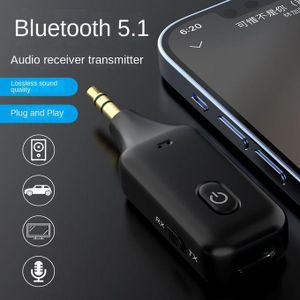 3 In 1 Wireless Bluetooth 5.1 Receiver - Black