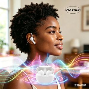 MATIHO Bluetooth Earbuds,  with Charging Case, Wireless Headphones for Daily Use
