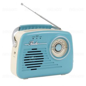 Portable Am/Fm Radio, Bluetooth Supported, Suitable For Both Home And Outdoor Use, With A Large Dial For Easy Operation