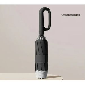 Ring buckle umbrella, Reflective Safety Strip, Sturdy Windproof, Travel Portable