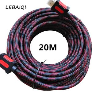 20m HD HDMI Cable High Speed /Ethernet V1.4 4K 3D -  Black/Red