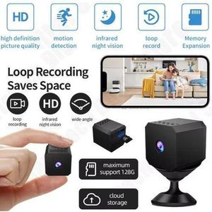 Mini Secret Wireless WIFI SpyHidden Surveillance Camera With Motion Ddtection,Night Vision Nanny Camera With Inbuilt Battery