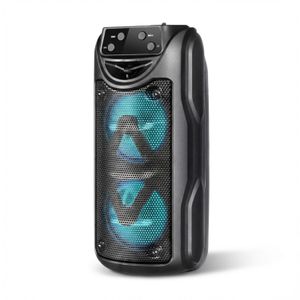ShebSheb Portable Bluetooth Speaker with Dual 5W Speakers, RGB Lighting, USB/TF Playback, Fast Charging, 1200mAh Battery, Perfect for Party & Live Mus
