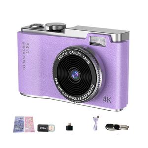 2.4 inch Dual-lens 4K HD CCD Camera Retro Kids Camera