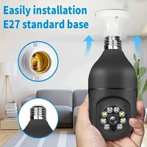 HD 1080P Smart WiFi Camera 360 Degree Panoramic IP Camera with Color Night Vision and Motion Detection