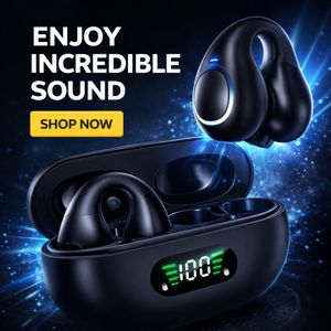 Wireless Bluetooth Earbuds With LED Display – Noise Reduction Touch Control Stereo Earphones Charging Case For Android & iPhone