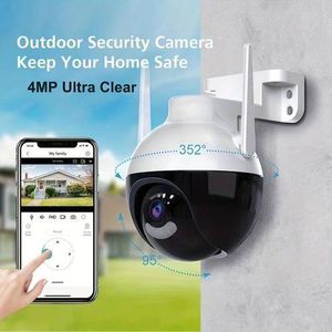4K Outdoor WIFI Surveillance Camera, 4MP HD Night Vision AI Human Detection