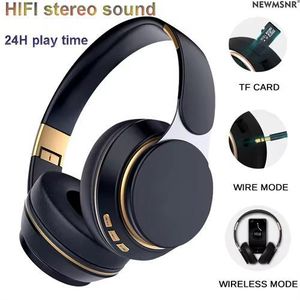 HiFi 9D Bass Stereo Wireless Earphones Foldable Bluetooth Earphones Noise Reduction Sports Earphones with High Definition Microphone Gaming Earphones