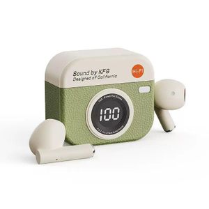 Vintage TWS Earbuds Earpods100Hours ENC green Hi-Fi Sound